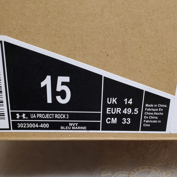 UA Project Rock 3 CNY Trainers - Picture 11 of 13